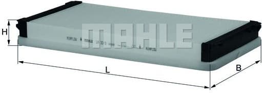 Filter, cabin air LA32/3 - image 2