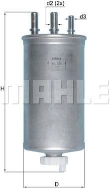 Fuel Filter KL781 - image 2