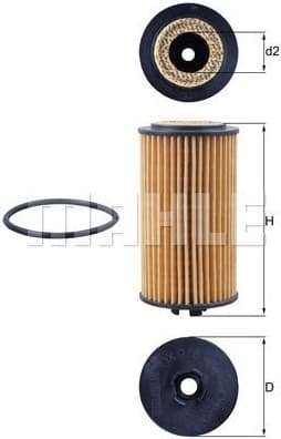 Filter oil OX978D - image 3
