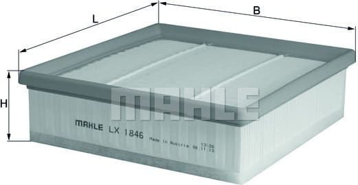 Filter air LX1846 - image 2