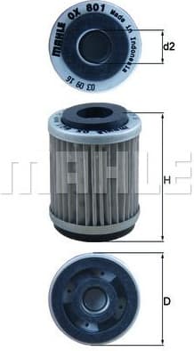 Oil Filter OX801 - image 2