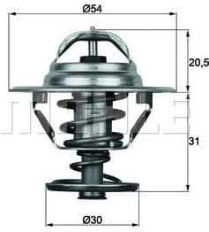 Thermostat, coolant BEHR TX1081D - image 2