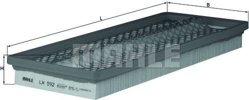 Air Filter LX592 - image 2