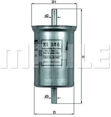 Fuel Filter KL146 - image 2