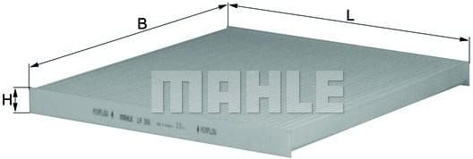 Filter cabin LA306 - image 2