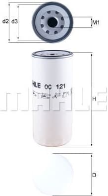 Oil Filter OC121 - image 2