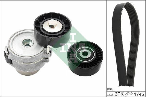 V-ribbed Belt Set 529 0518 10