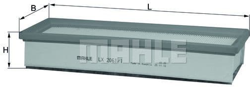 Air Filter LX2061/1 - image 2