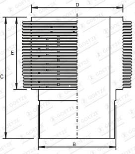 Cylinder Liner 14-000230-00