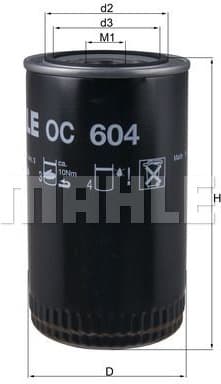 Oil Filter OC604