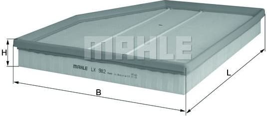 Filter air LX982 - image 2