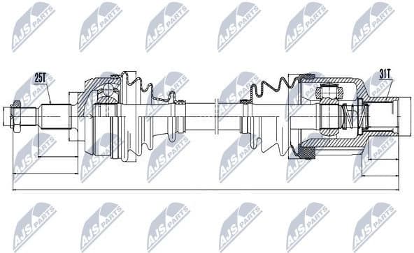 Drive Shaft NPW-RE-054 - image 4