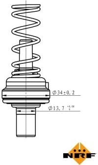 Thermostat, coolant 725195