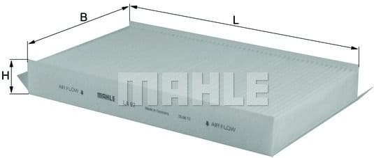 Filter, cabin air LA97 - image 2