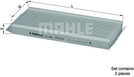 Filter, cabin air LA349/S - image 2