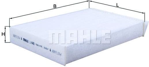 Filter, cabin air LA449 - image 2