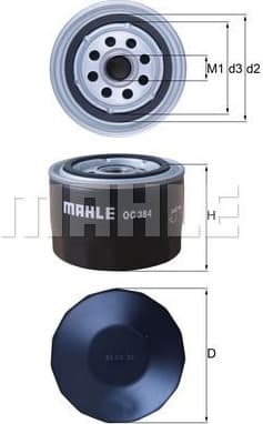 Oil Filter OC384 - image 2