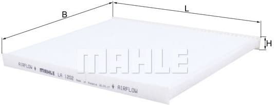 Filter, cabin air LA1202 - image 2