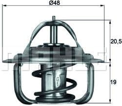 Thermostat, coolant BEHR TX183D - image 2
