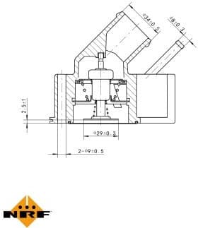Thermostat, coolant EASY FIT 725102 - image 5