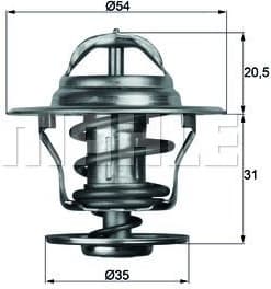 Thermostat, coolant BEHR TX1380D - image 2