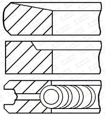 Piston Ring Set 08-431707-00