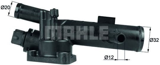 Thermostat, coolant BEHR TI3989 - image 2