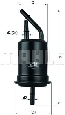 Fuel Filter KL488 - image 2