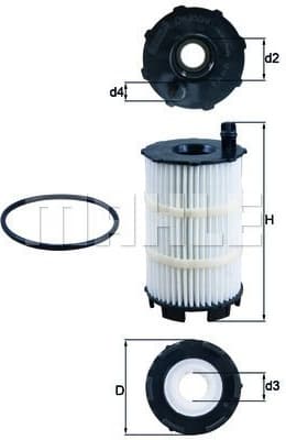 Filter oil OX350/4D - image 2
