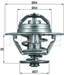 Thermostat, coolant BEHR TX9379D - image 2