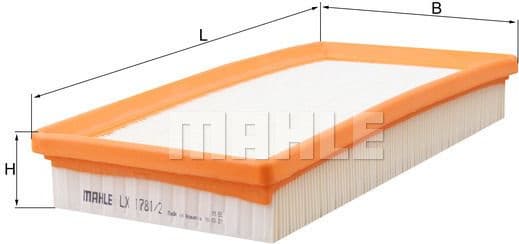 Air Filter LX1781/2 - image 2