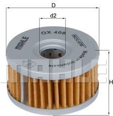Oil Filter OX408 - image 2