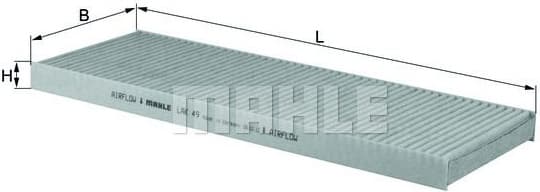Filter, cabin air LAK49 - image 2