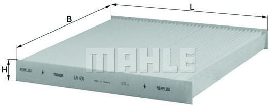 Filter, cabin air LA430 - image 2