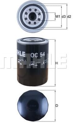 Oil Filter OC54 - image 2