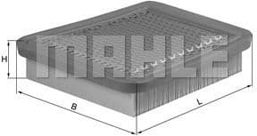 Air Filter LX543 - image 2