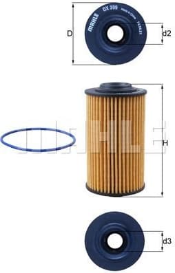 Filter oil OX399D - image 8