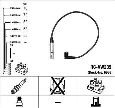 Ignition Cable Kit RC-VW235