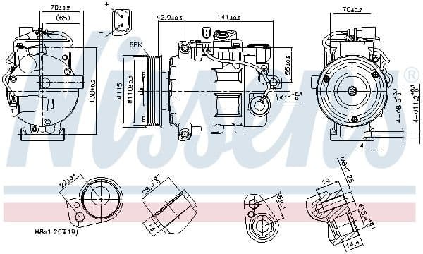 Compressor, air conditioning ** FIRST FIT ** 89513 - image 7