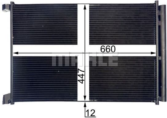 Condenser, air conditioning BEHR AC 412 000S - image 24