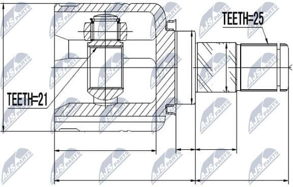 Joint Kit, drive shaft NPW-NS-015