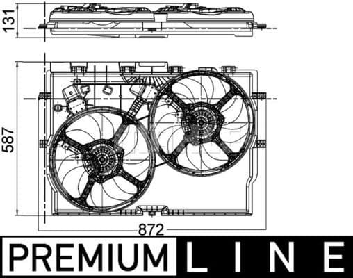 Fan, engine cooling BEHR *** PREMIUM LINE *** CFF 228 000P - image 2