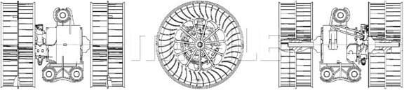 Interior Blower BEHR *** PREMIUM LINE *** AB 39 000P - image 4