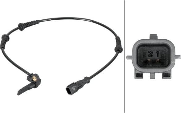 Sensor, wheel speed 6PU 012 806-941