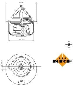 Thermostat, coolant 725057 - image 5