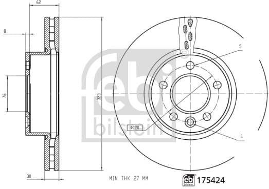 Brake Disc 175424