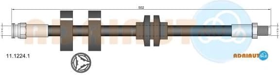 Brake Hose 11.1224.1