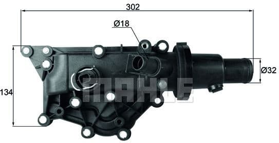 Thermostat, coolant BEHR TH5983 - image 2