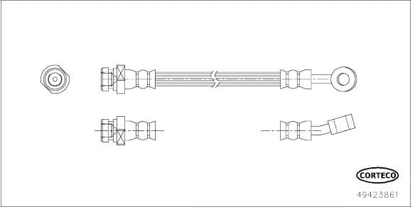 Brake Hose 49423861