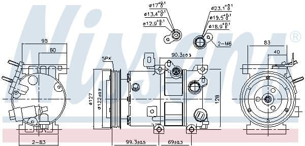 Compressor, air conditioning ** FIRST FIT ** 890573 - image 6